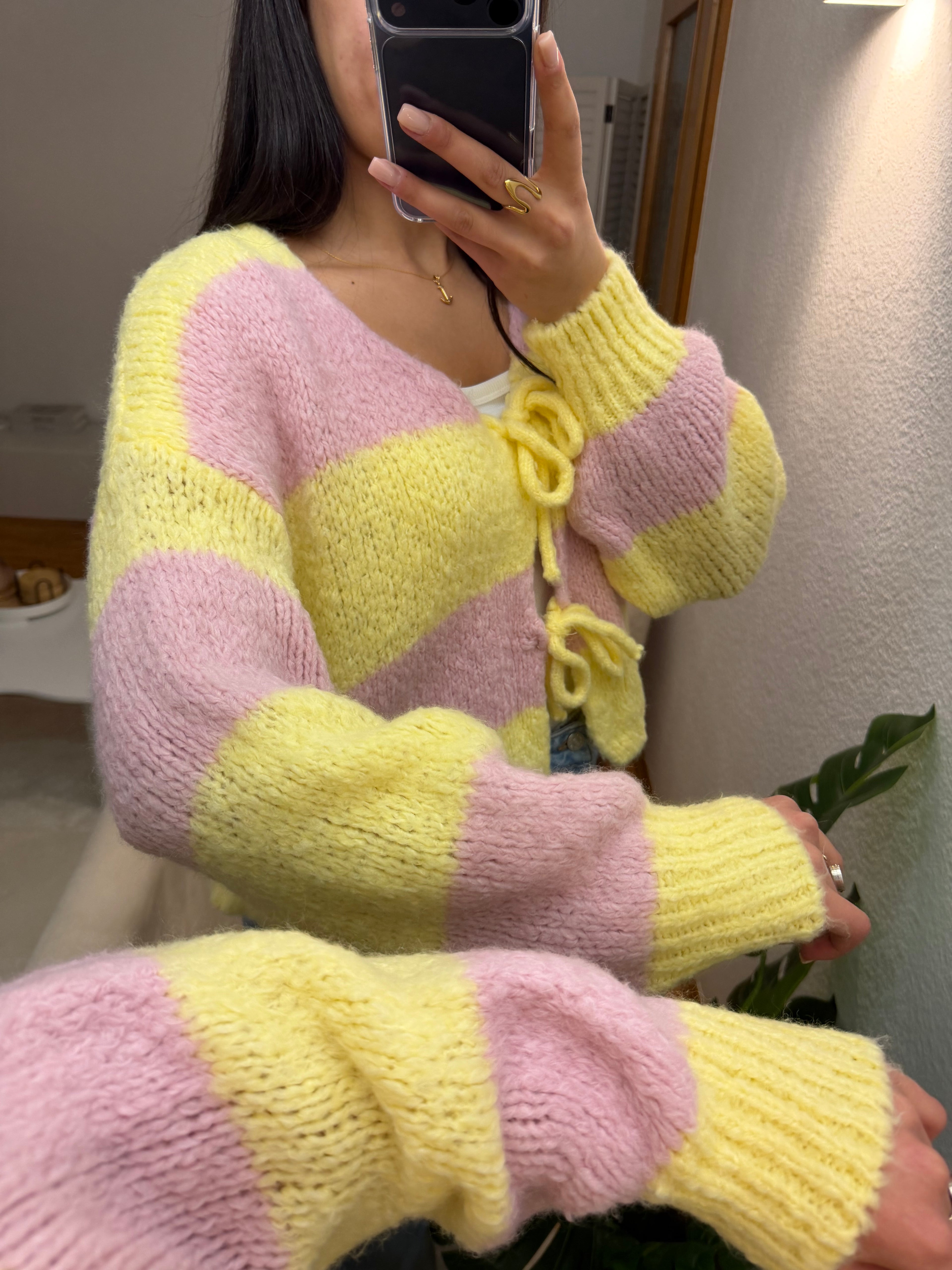 Oversized Cardigan 'Sunny' Gelb