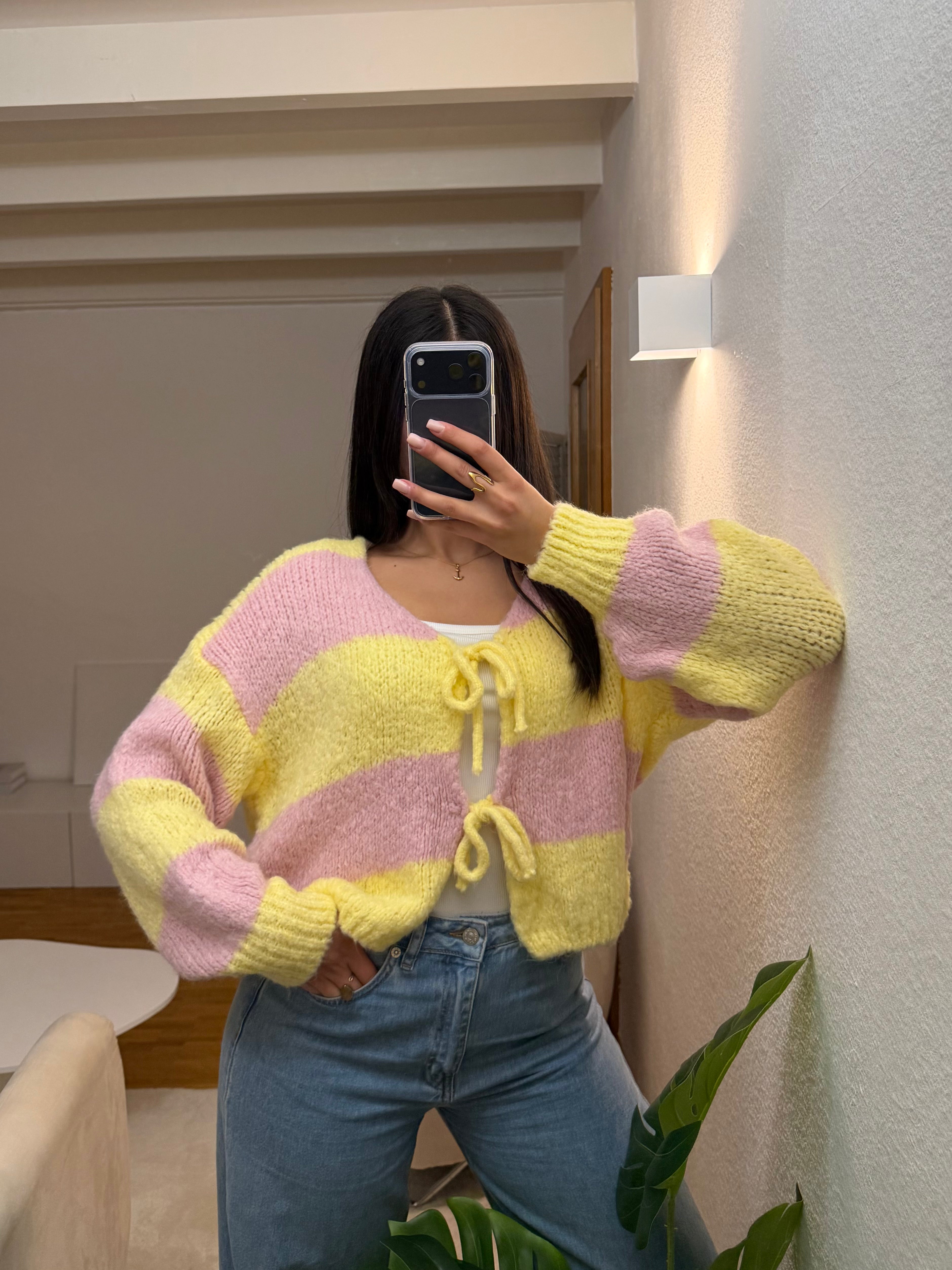 Oversized Cardigan 'Sunny' Gelb