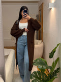 Maxi Cardigan 'Browny'